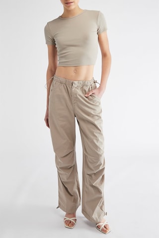 Pantaloni parachute - Beige