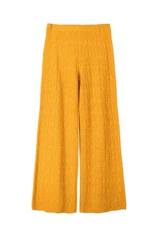 Pantaloni flare - Senape