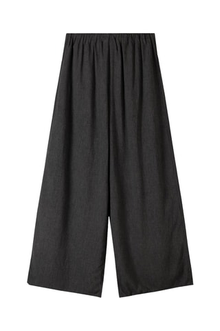Pantaloni wide legs - Antracite