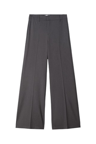 Pantaloni wide legs - Grigio