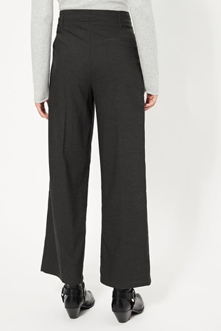 Pantaloni dad fit a vita alta - Antracite