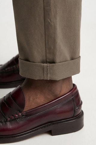 Pantaloni chino relaxed - Beige