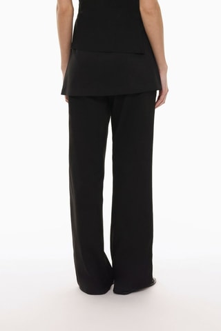 Pantaloni effetto trompe-l’œil - Nero