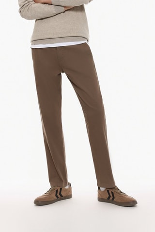 Pantaloni chino slim - Marrone