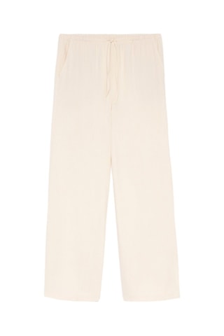 Pantaloni straight - Ecrù
