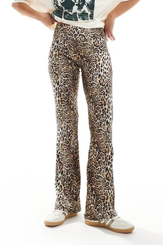 Pantaloni flare - Marrone
