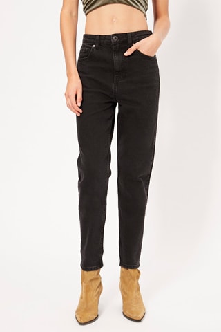 Jeans mom slim - Nero