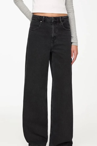 Jeans wide legs - Nero