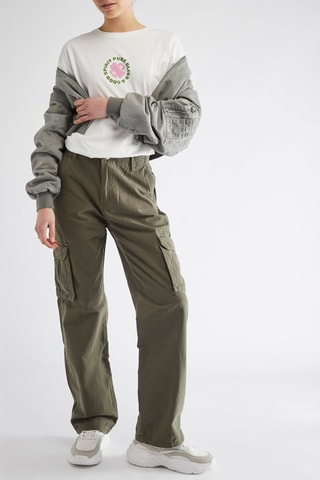 Jeans cargo - Kaki