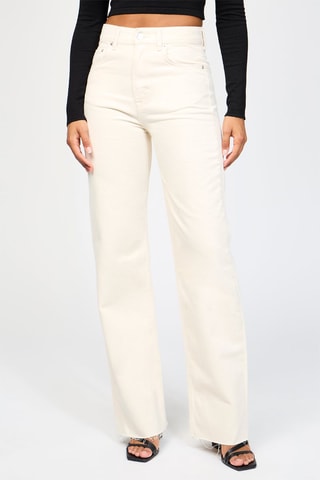 Jeans straight - Ecrù