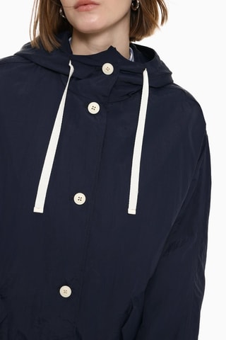 Parka con cappuccio - Navy