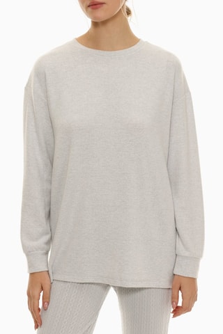 T-shirt pigiama - Grigio chiaro melange