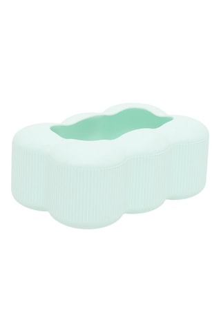 Scatola porta fazzoletti in silicone - Verde acqua