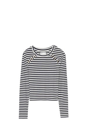 Top - Bianco e nero