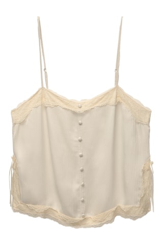 Crop top - Ecrù