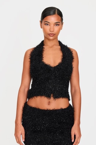 Crop top - Nero - Pretty Little Thing