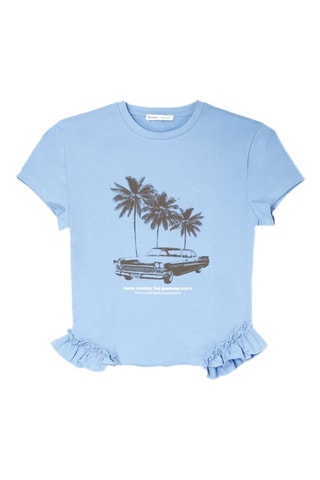 Crop top - Celeste