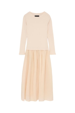 Abito effetto trompe-l’œil - Beige