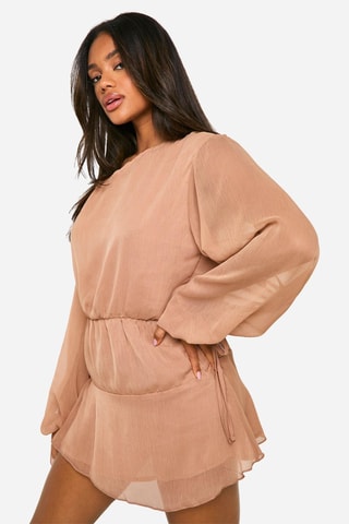 Abito a campana - Beige