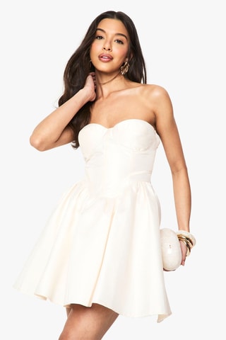 Abito bustier - Ecrù