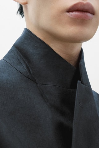 Giacca in lino - Nero