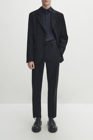 Giacca da completo in lana - Navy