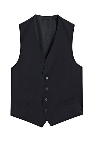 Gilet da completo in lana - Navy