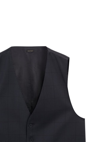 Gilet da completo in lana - Navy