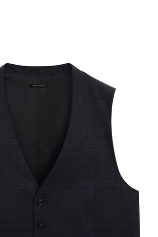 Gilet da completo in lana - Navy