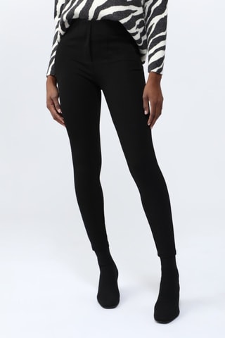 Leggings a vita alta - Nero
