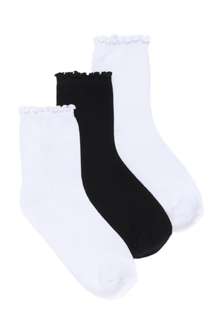 3 paia di calze - Bianco