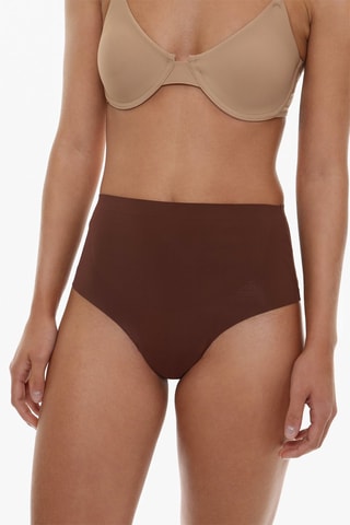 Slip a vita alta - Marrone