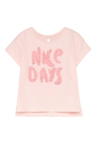 T-shirt - Rosa cipria e rosa antico