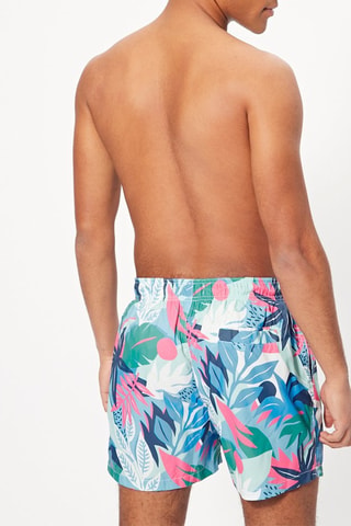 Costume shorts - Fucsia e celeste