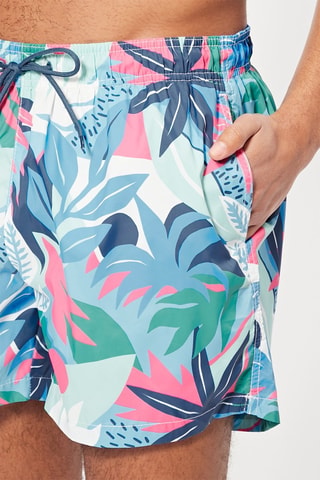Costume shorts - Fucsia e celeste