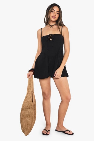 Tuta corta - Nero
