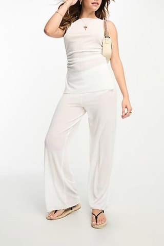 Pantaloni casual - Bianco