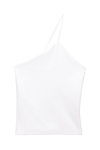 Top asimmetrico - Bianco