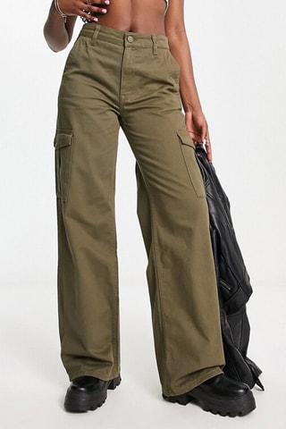 Pantaloni cargo - Kaki