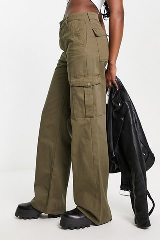 Pantaloni cargo - Kaki