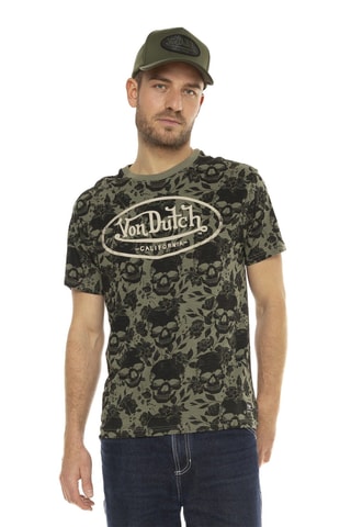 Camiseta - Gris, negro y blanco