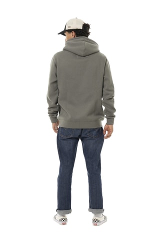 Sudadera con capucha - Gris oscuro y negro
