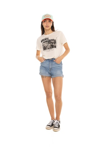 T-shirt - Beige et noir