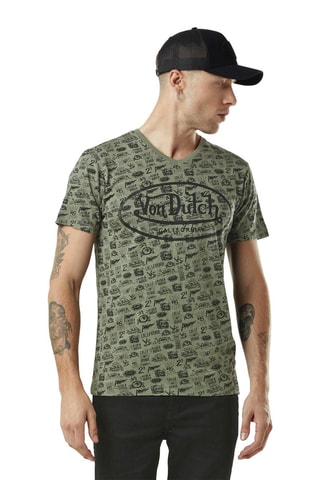 Camiseta Tyron - Negro y verde