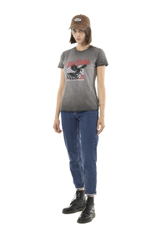 T-shirt - Noir, rouge et blanc