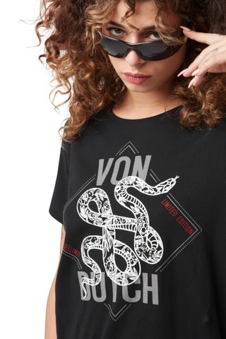 T-shirt regular - Blanc et noir