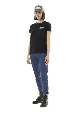 T-shirt regular - Noir, blanc et jaune