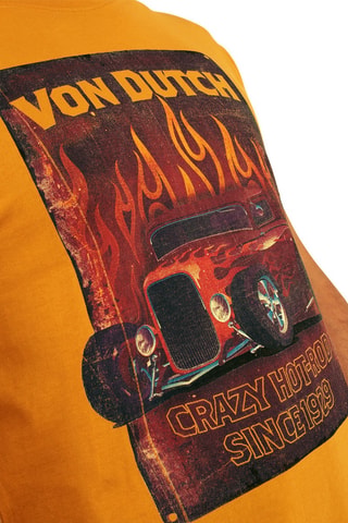 Camiseta Crazy - Mostaza