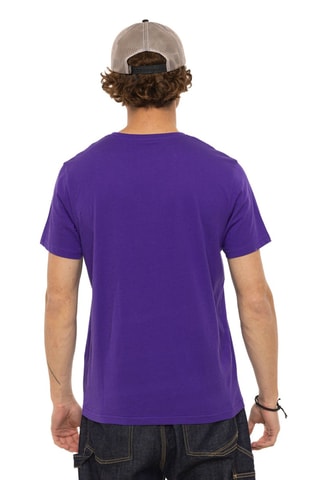 Camiseta regular fit First - Negro y violeta