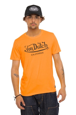 T-shirt regular Neo - Noir et orange
